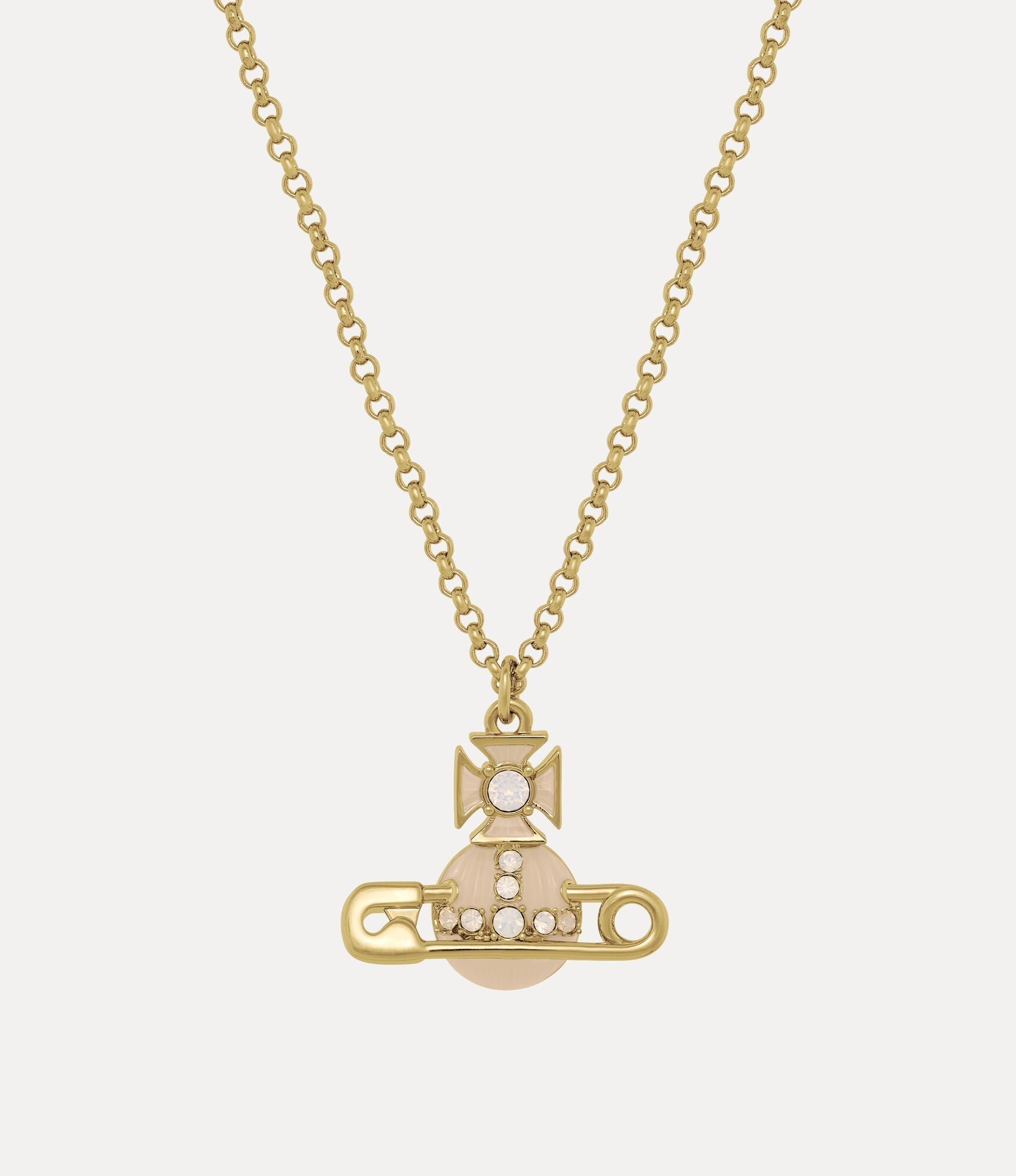 VIVIENNE WESTWOOD Kitty Pendant Necklace Brass(2 Colors)