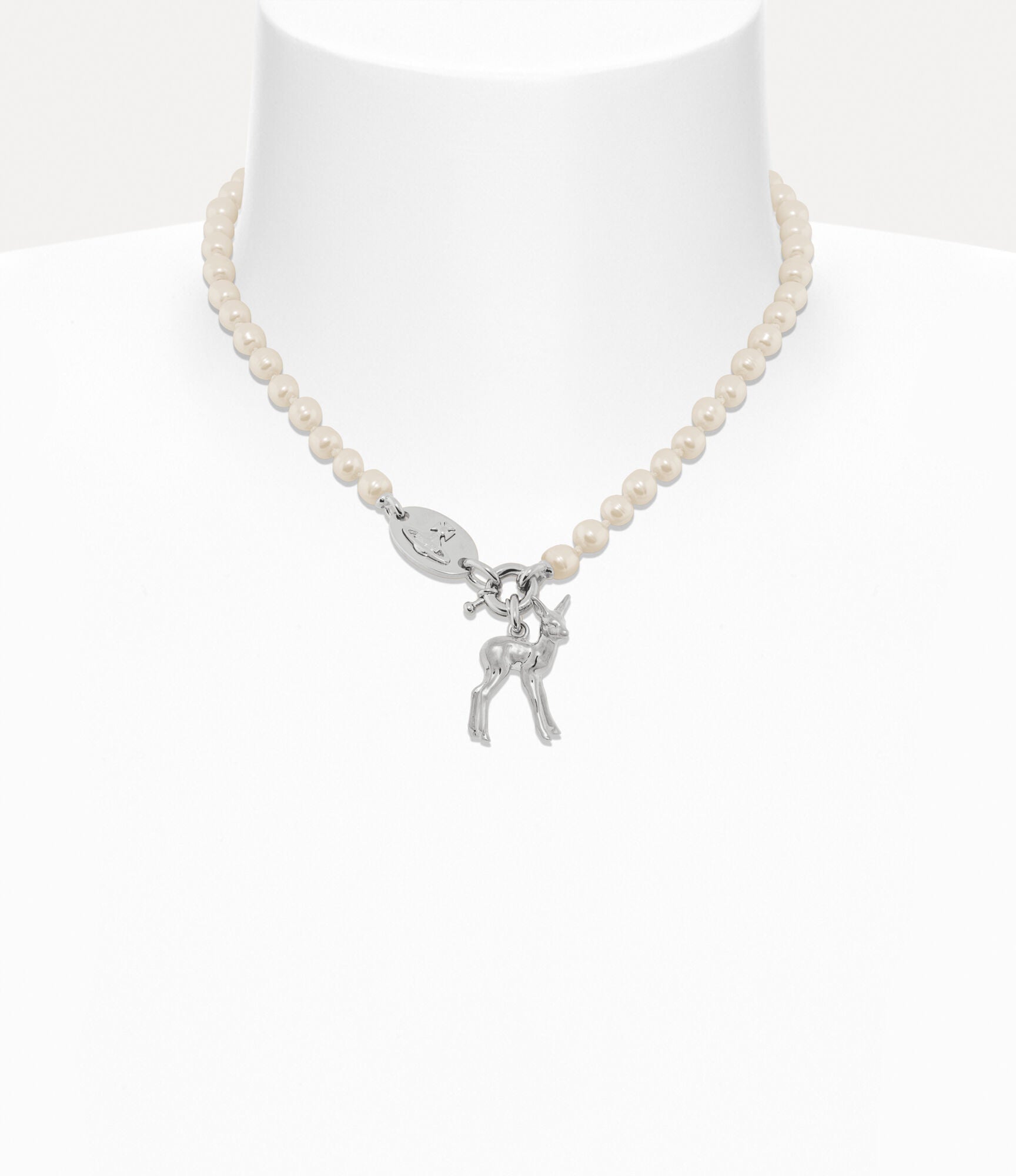 VIVIENNE WESTWOOD Monette Pearl Gold Necklace(Small/2 Colors)